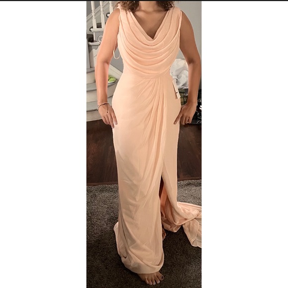 Light peach/pink gown - Picture 2 of 2